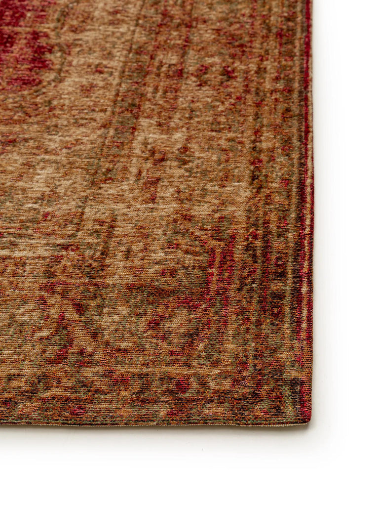 Tapis oriental beige et rouge 115x180 cm
