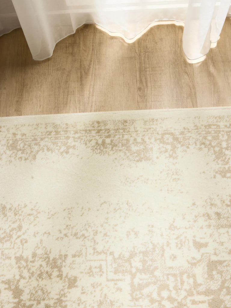 Tapis vintage oriental beige 60x120 cm