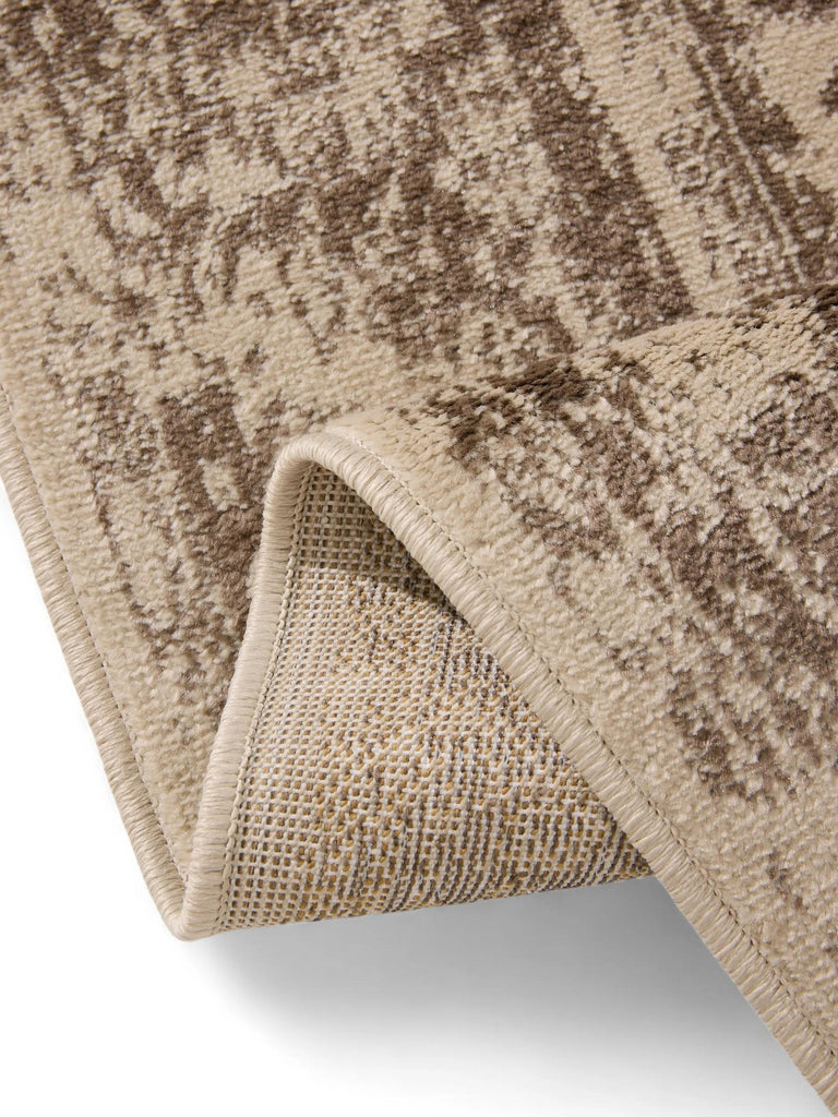 Tapis vintage oriental crème et marron 200x300 cm