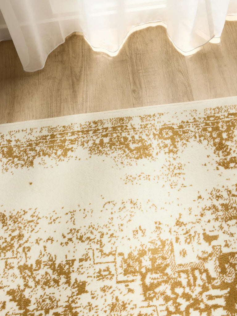 Tapis vintage oriental beige et camel 200x300 cm