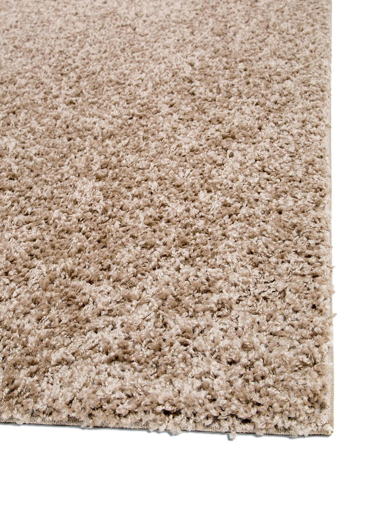 Tapis shaggy fourrure taupe 120x170 cm