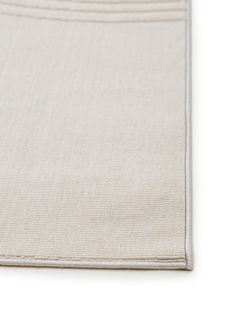 Tapis contemporain motif motif arche crème d'intérieur et d'extérieur 80x150 cm