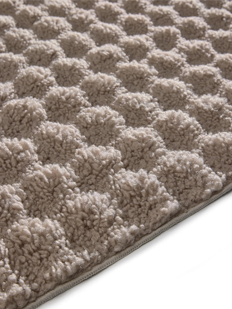 Tapis moderne fluffy beige 160x230 cm