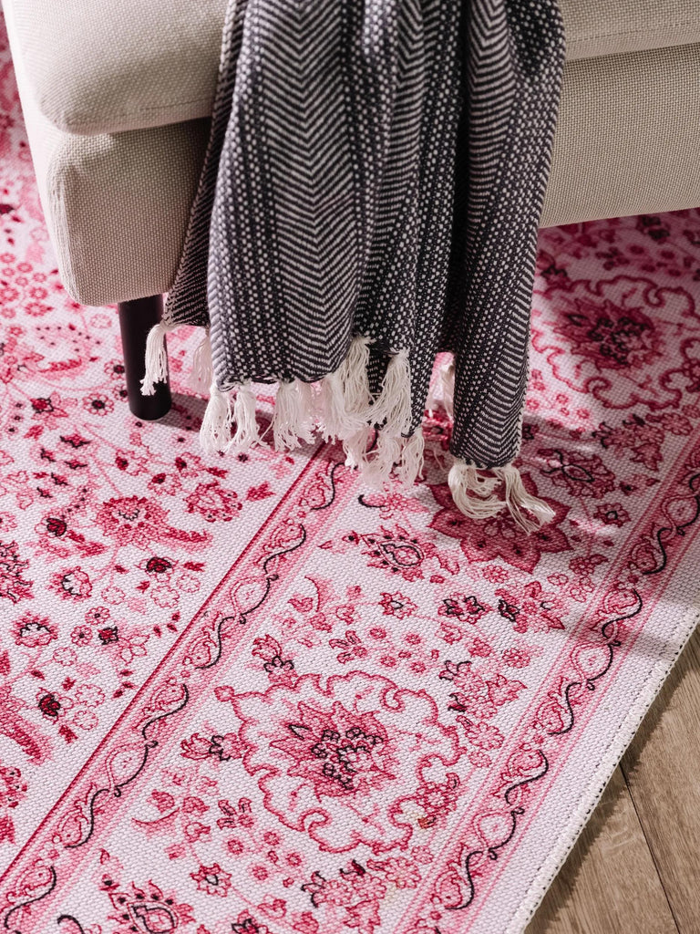 Tapis vintage style oriental rose 160x230 cm