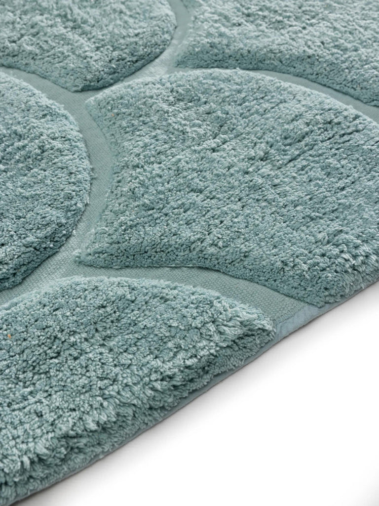 Tapis moderne motif arche enfant bleu en coton 120x170 cm