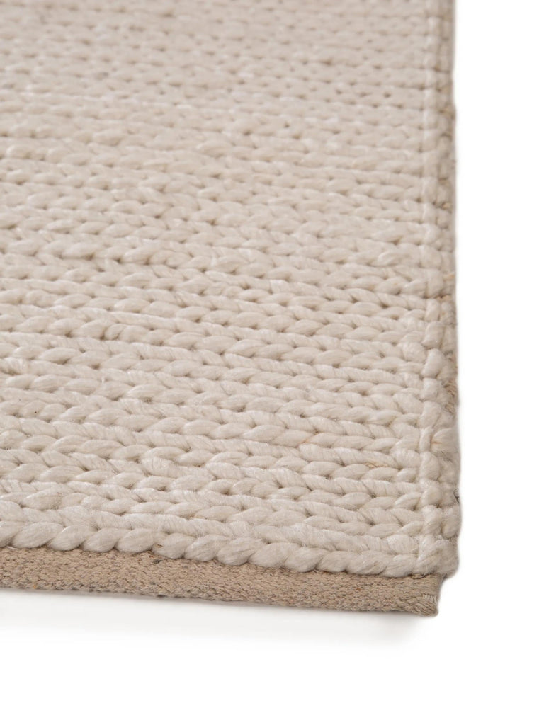 Tapis scandinave uni crème 250x350 cm