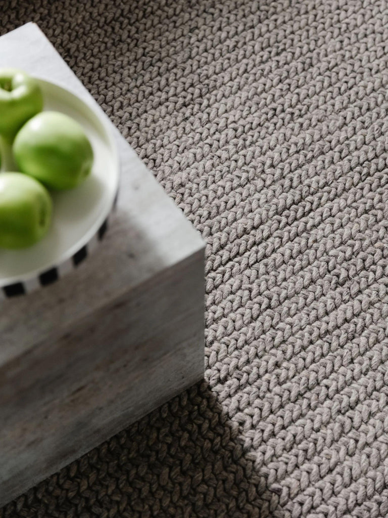 Tapis kilim tressé gris 80x150 cm