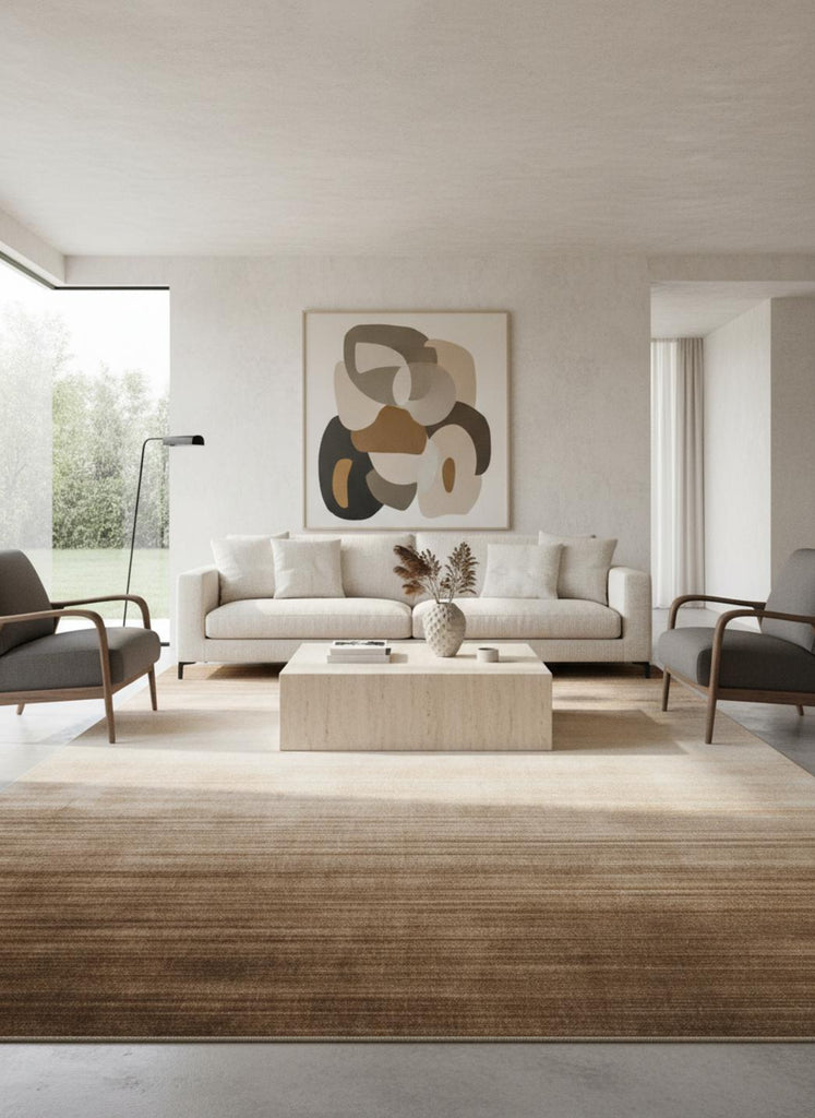 Tapis design dégradé marron 250x350 cm