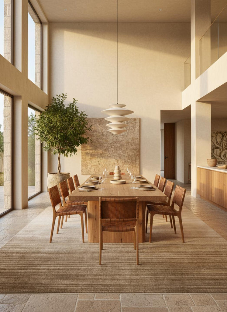 Tapis design dégradé marron 250x350 cm