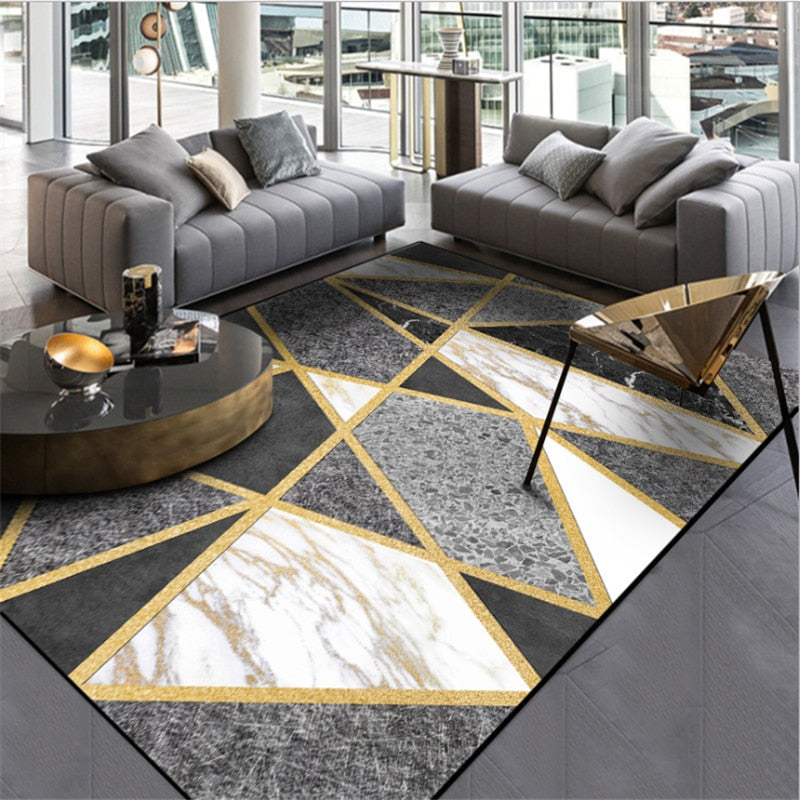 BAHIA 884 - Tapis de salon 120x160 cm - GRIS